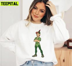 Illustration I Love Peter Pan Disney Unisex Sweatshirt