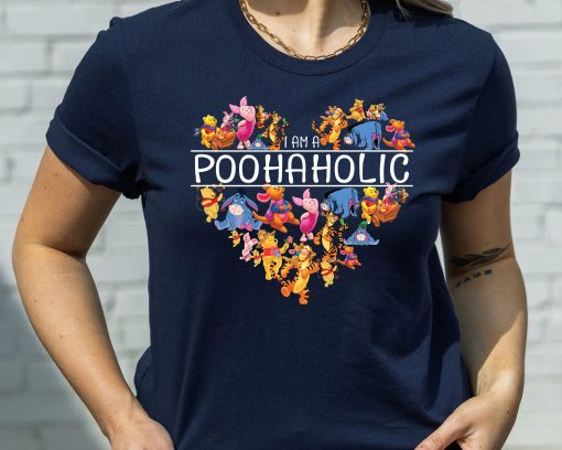 I’m A Poohaholic Pooh Bear And Friend Winnie The Pooh Disney Unisex T-Shirt