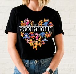 I’m A Poohaholic Pooh Bear And Friend Winnie The Pooh Disney Unisex T-Shirt