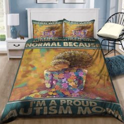 I’m A Pround Autism Mom Cotton Bedding Sets