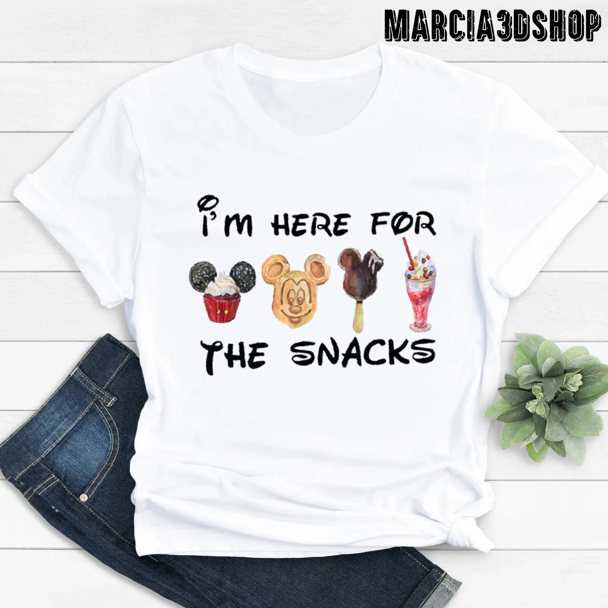 I’m Here Just For The Snack Disney Unisex T-Shirt