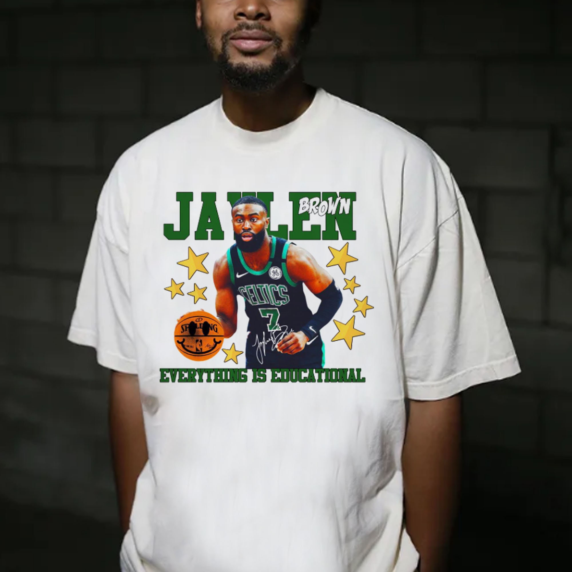 Jaylen Brown Celtics Finals Basketball Unisex T-Shirt – Teepital