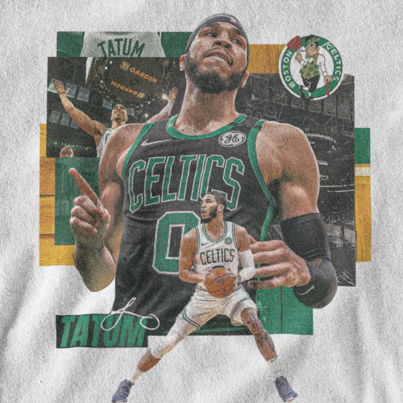 Jayson Tatum Inspired Basketball Boston Celtics Nba In White