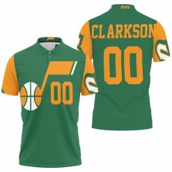 Jazz Jordan Clarkson 2020-21 Earned Edition Green Jersey Inspired Polo Shirt Model A3484 All Over Print Shirt 3d T-shirt