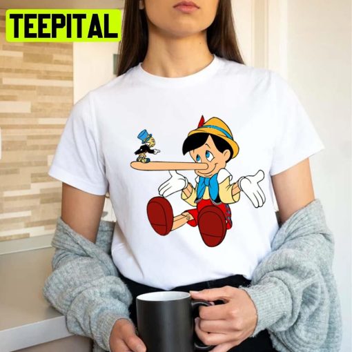 Jiminy Cricket Angry With Pinocchio Disney Unisex T-Shirt