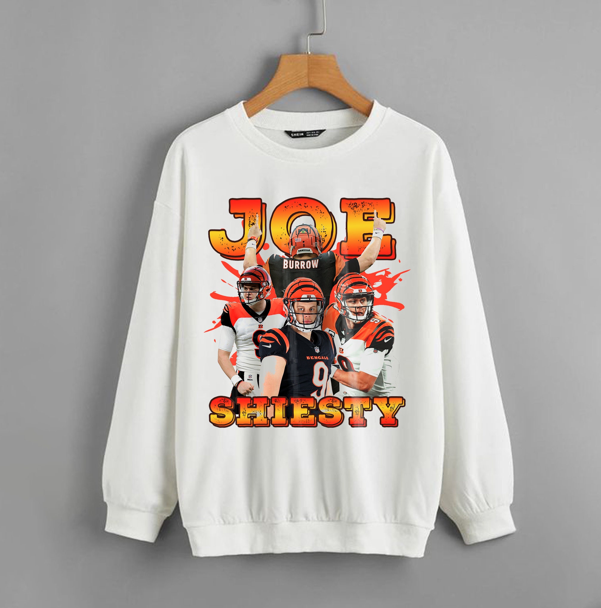 Joe Burrow Joe Shiesty Cajun Cincinnati Bengals Unisex Sweatshirt