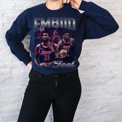 Joel Embiid 90s Basketball Philadelphia 76ers Nba Unisex T-Shirt