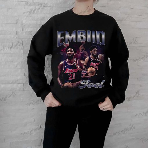 Joel Embiid 90s Basketball Philadelphia 76ers Nba Unisex T-Shirt