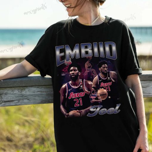 Joel Embiid 90s Basketball Philadelphia 76ers Nba Unisex T-Shirt