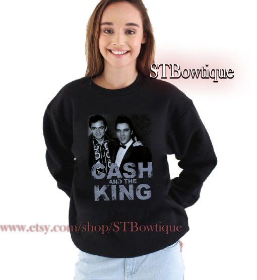 Johnny Cash X Elvis Music Graphic Country Unisex T-Shirt