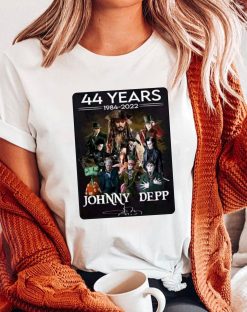 Johnny Depp Happy Birthday 44 Years 1984 2022 Unisex T-Shirt