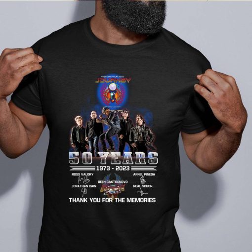 Journey 50th Anniversary Thank You For The Memories Journey Tour 2022 Freedom Tour Unisex T-Shirt