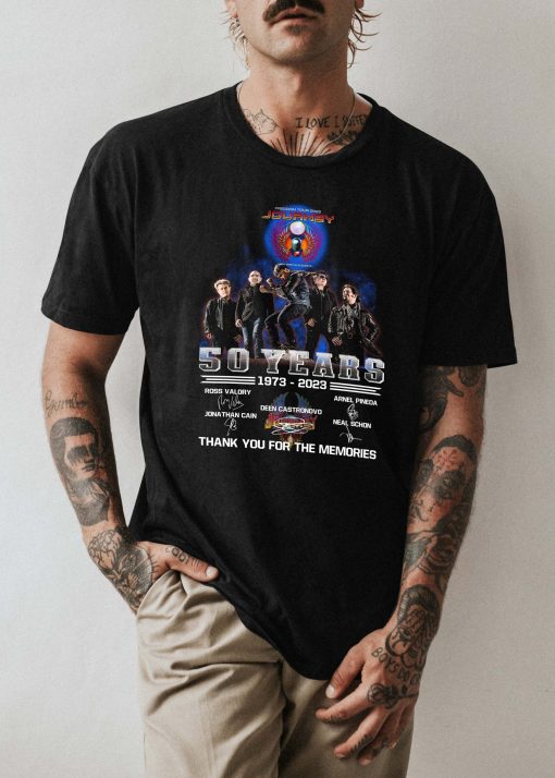 Journey 50th Anniversary Thank You For The Memories Journey Tour 2022 Freedom Tour Unisex T-Shirt