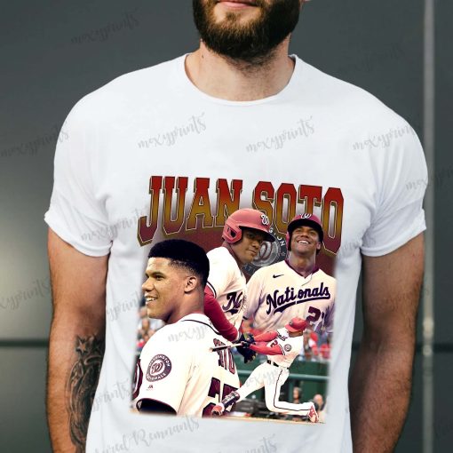 Juan Soto 90s Baseball Washington Nationals Unisex T-Shirt