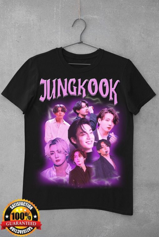 Jungkook Retro Vintage Purple Art Unisex T-Shirt