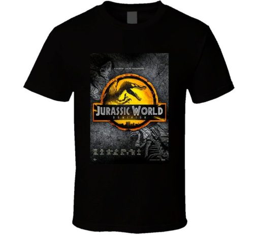 Jurassic World 3 Dominion June 2022 New Movie Poster Dinosaur Life Found A Way Colin Trevorrow T-Shirt