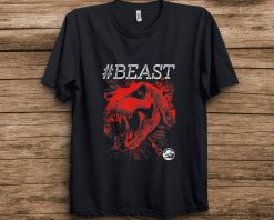 Jurassic World BEAST Red T-Rex Bite Graphic T-Shirt