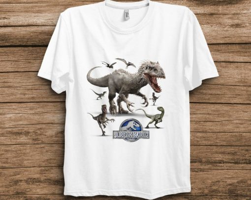 Jurassic World Indominus Rex Raptor Run Graphic T-Shirt