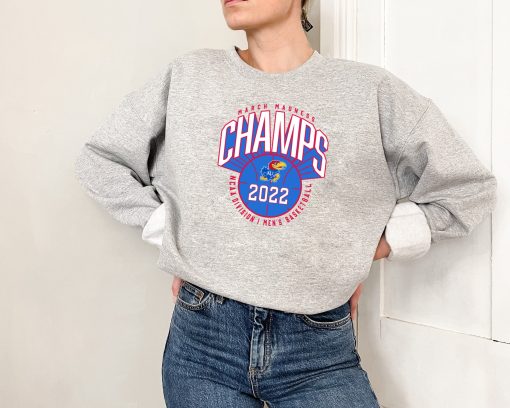 Kansas Jayhawks 2022 March Madness Champs Unisex Sweatshirt