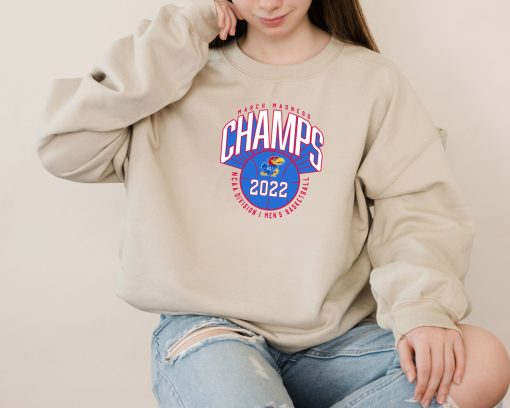 Kansas Jayhawks 2022 March Madness Champs Unisex Sweatshirt