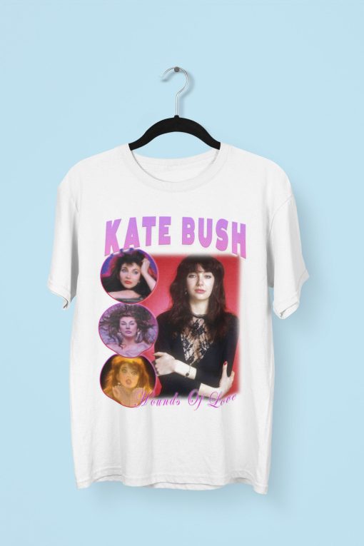 Kate Bush Hounds Of Love Music Band Pop Rock Gig Poster 80s Live Concert Unisex T-Shirt