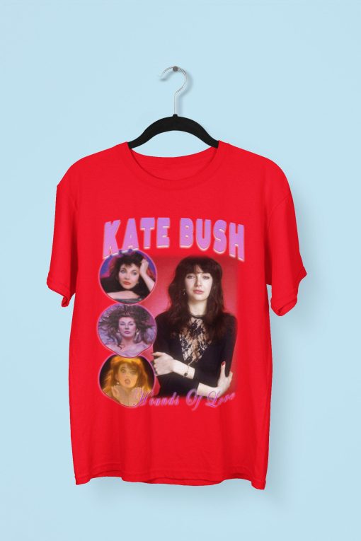 Kate Bush Hounds Of Love Music Band Pop Rock Gig Poster 80s Live Concert Unisex T-Shirt