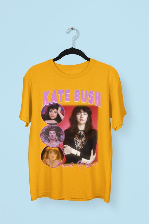 Kate Bush Hounds Of Love Music Band Pop Rock Gig Poster 80s Live Concert Unisex T-Shirt