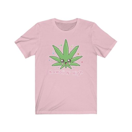 Kawaii And High Weed 420 Smoking Unisex T-Shirt