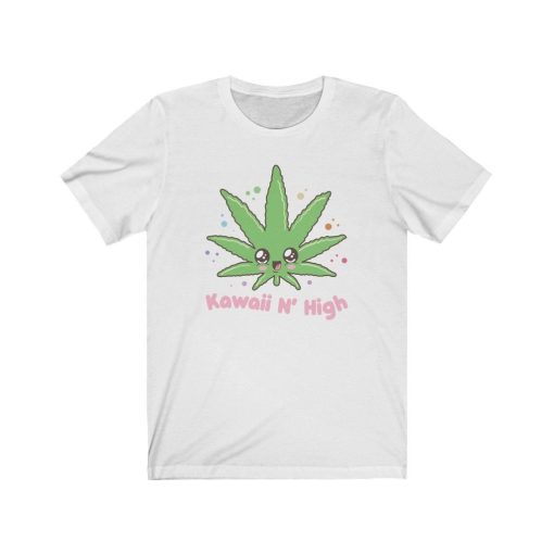 Kawaii And High Weed 420 Smoking Unisex T-Shirt