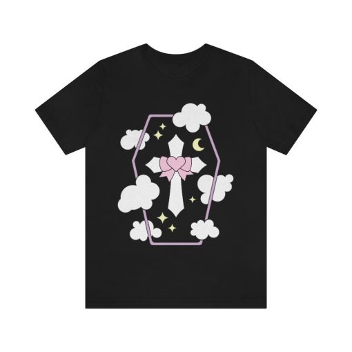 Kawaii Cute Coffin Creepy Pastel Goth Unisex T-Shirt