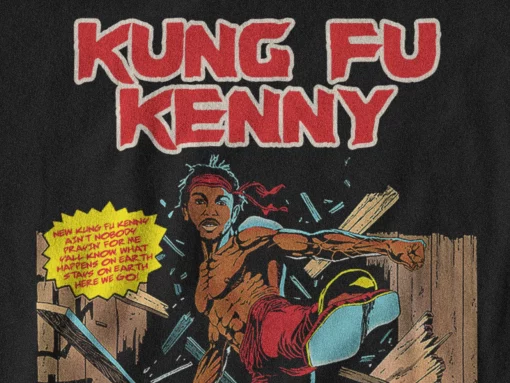 Kendrick Lamar Inspired Kung Fu Kenny Vintage 90’s Comic Style Unisex T-Shirt