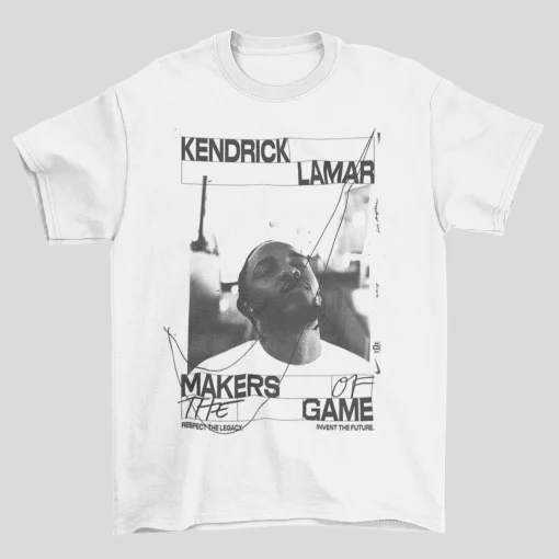 Kendrick Lamar Inspired Vintage Style In White Unisex T-Shirt