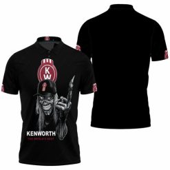 Kenworth Worlds Best Maiden Skull For Lovers 3d Print Polo Shirt Model A31850 All Over Print Shirt 3d T-shirt