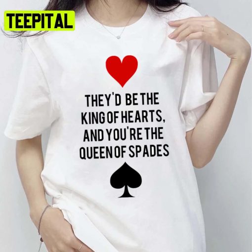 King Of Hearts And Queen Of Spades Onerepublic Band Unisex T-Shirt