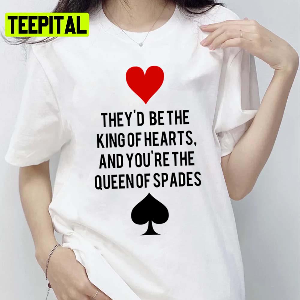 King Of Hearts And Queen Of Spades Onerepublic Band Unisex T Shirt