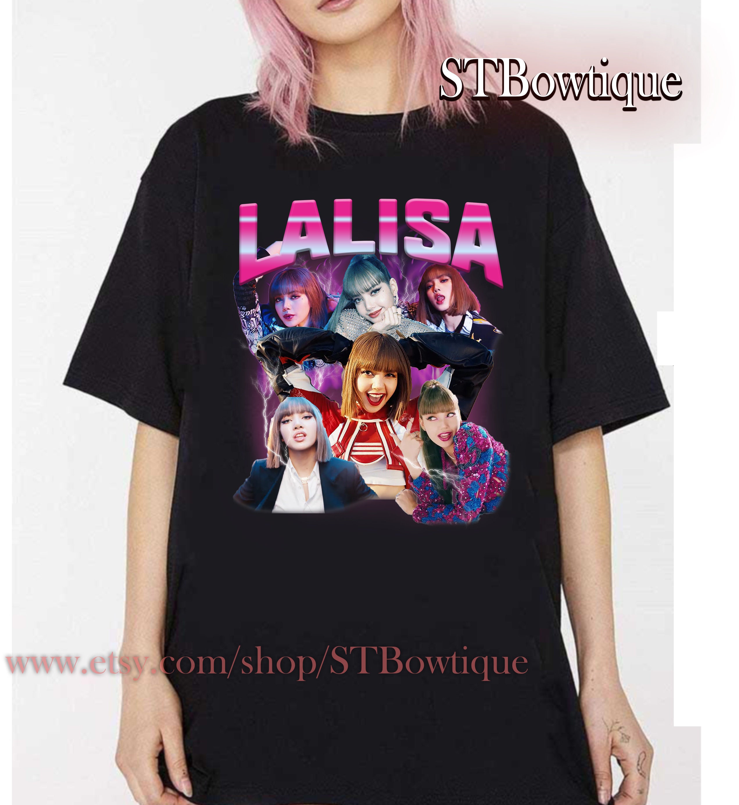 Lalisa Blackpink Vintage T-Shirt, Blackpink Lisa Shirt Gift Fan S-3XL