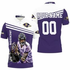 Lamar Jackson Baltimore Ravens 8 Legend 3d Personalized Polo Shirt Model A31884 All Over Print Shirt 3d T-shirt