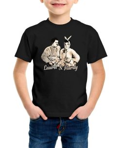 Laurel  Hardy Classic Childrens Unisex T-Shirt