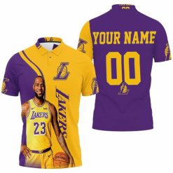 Lebron James 23 Los Angeles Lakers Nba Western Conference Personalized Polo Shirt Model A22693 All Over Print Shirt 3d T-shirt