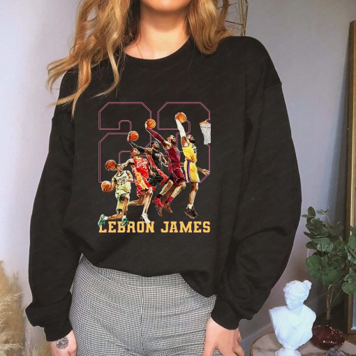 Lebron James Evolution Dunk Basketball Unisex Sweatshirt