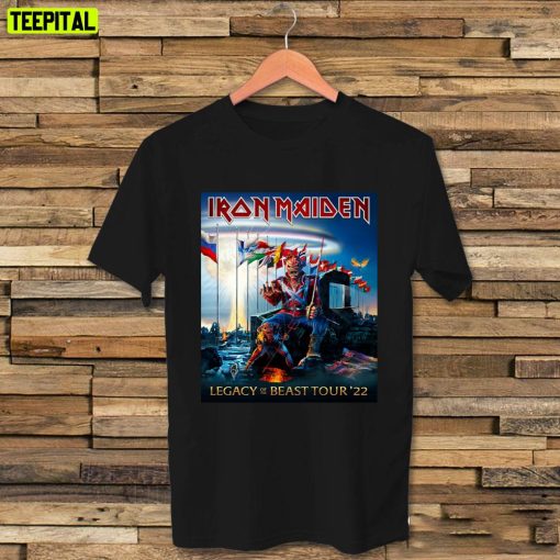 Legacy Of The Beast Tour 22 Iron Maiden Band Unisex T-Shirt