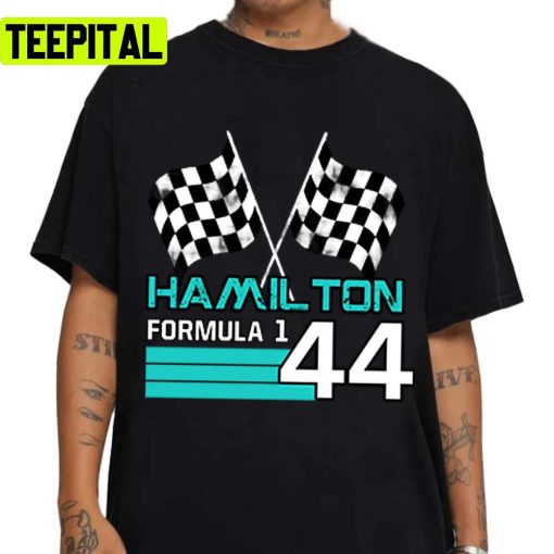 Lewis Hamilton Car Racing Design Unisex T-Shirt