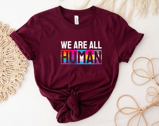 Lgbt Human Logo Pride Month Unisex T-Shirt