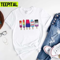 Lgbt Popsicles Ice Cream Unisex T-Shirt