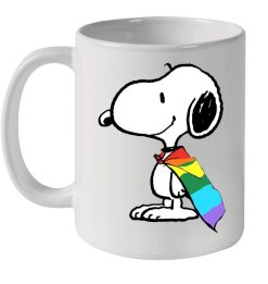 Lgbt Snoopy Cartoon Peanuts Premium Sublime Ceramic Coffee Mug White