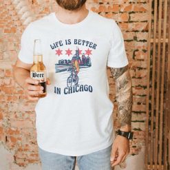 Life Is Better In Chicago Hot Dog 4th Of July Unisex T-Shirt