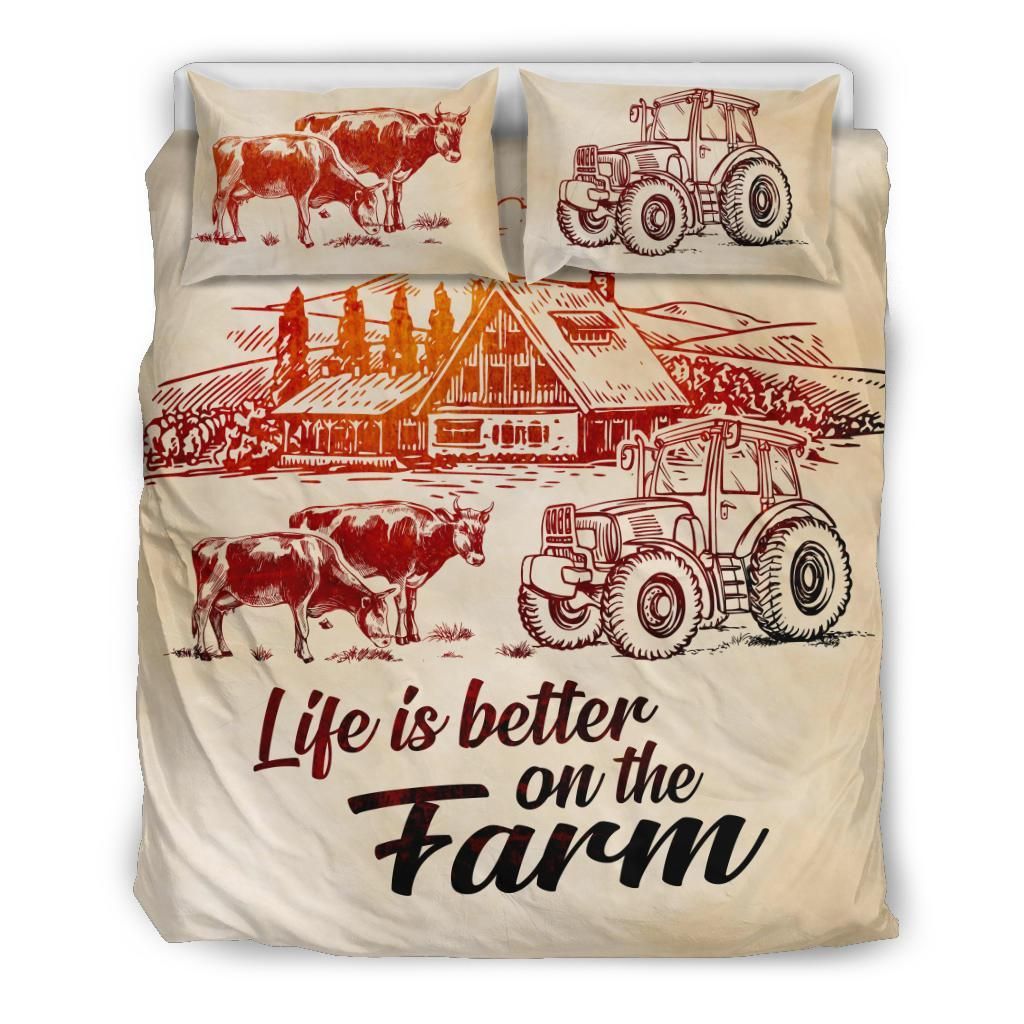 Life Is Better On The Farm Cotton Bedding Sets