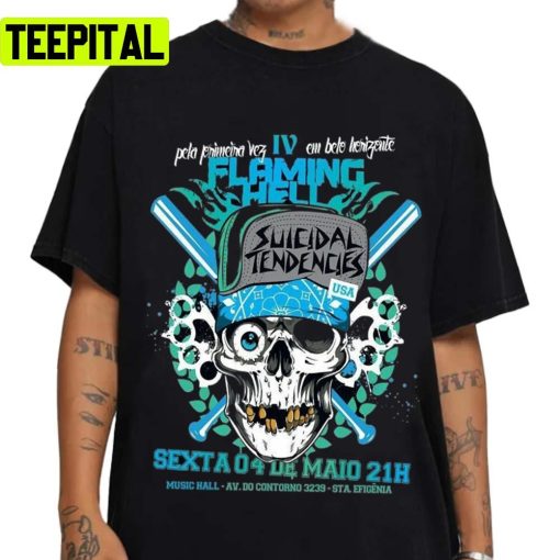 Light Blue Art Suicidal Tendencies Rock Band Unisex T-Shirt