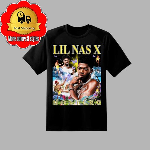 Lil Nas X Inspired 90s Style Retro Lil Nas X Inspired 90s Vintage Graphic Jack Harlow Unisex T-Shirt