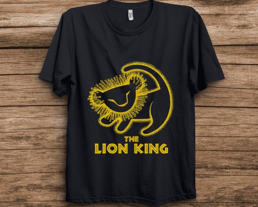 Lion King Simba Cave Painting Disney Unisex T-Shirt